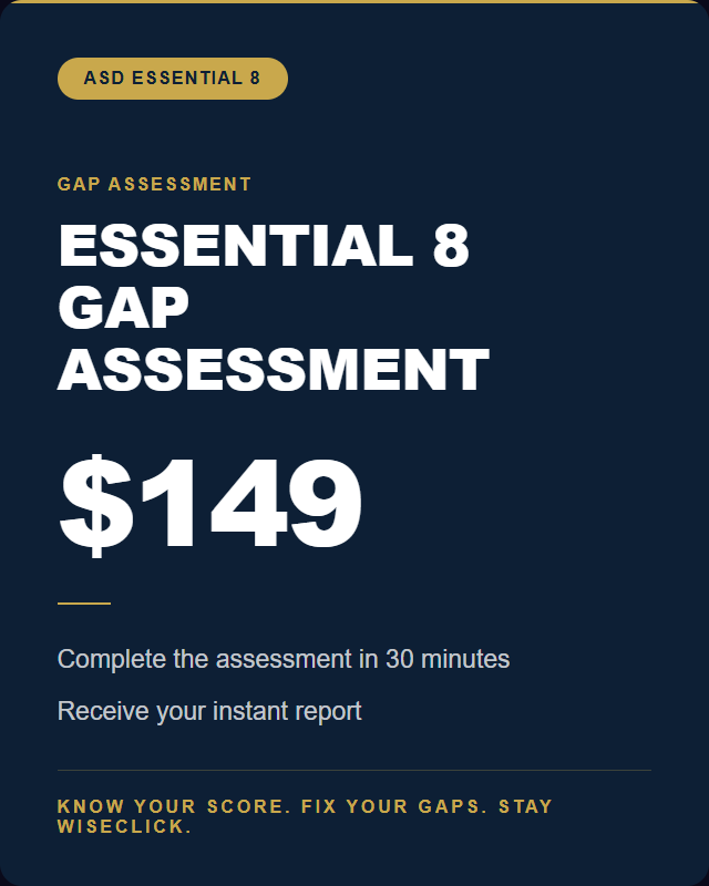 Essential 8 Gap Assessment for Small Business | WISECLICK
